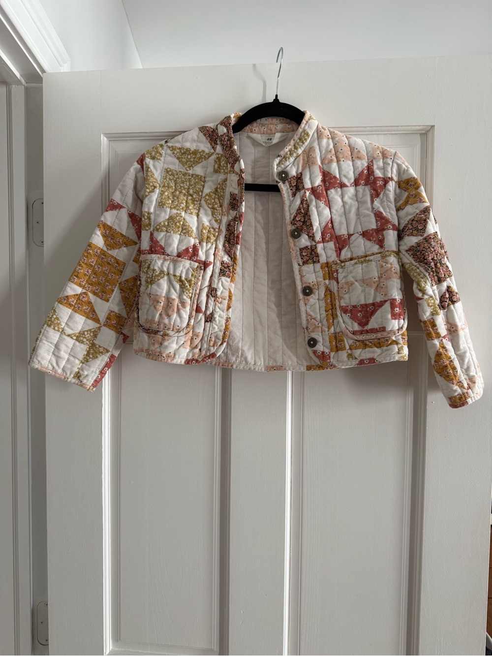 H&M Isabel Marant inspired Patchwork Kids Jacket in Cream
